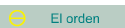 El orden